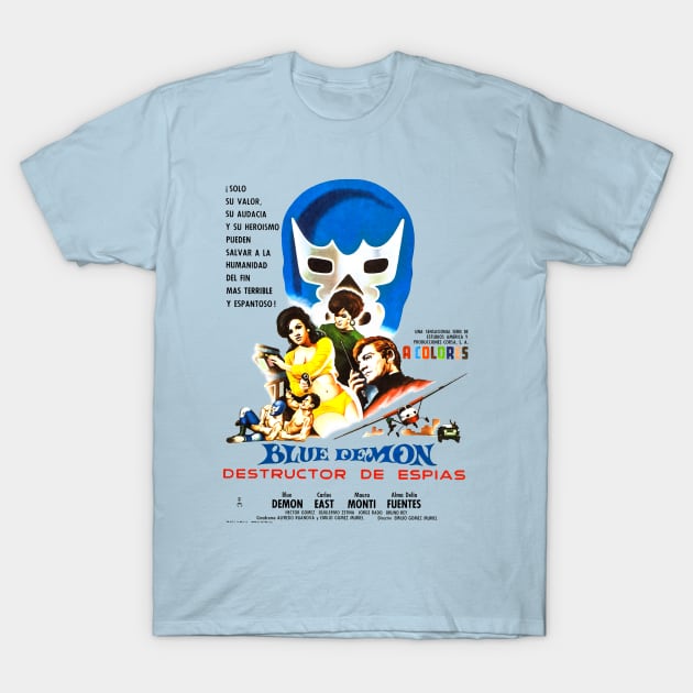 Blue Demon T-Shirt by Pop Fan Shop